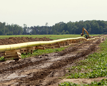 Construction of the main gas pipeline, Taurage – Klaipeda